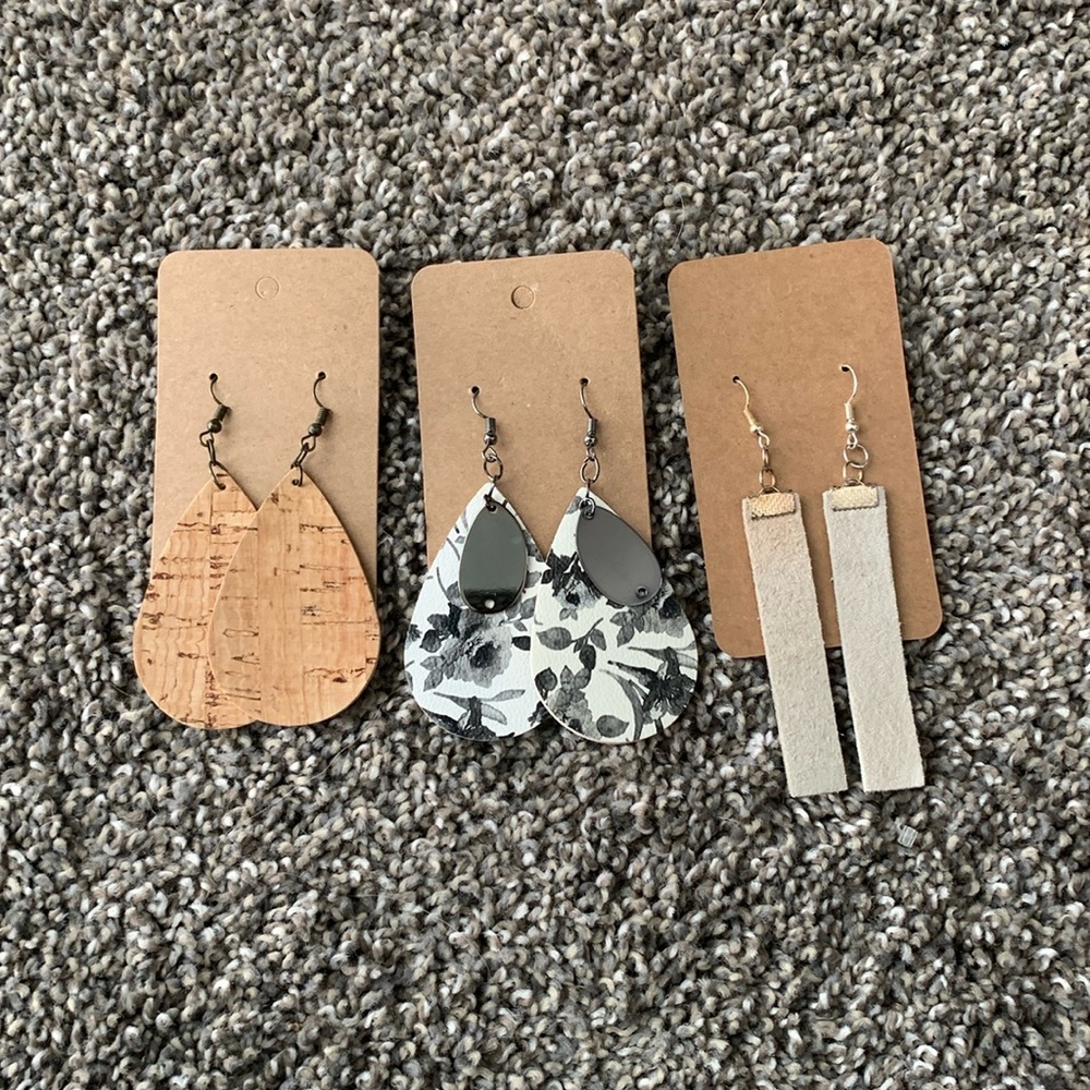 Leather Earrings
